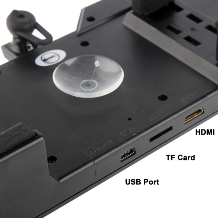 1080P Car Rear View Camera Video Recorder 4.3 inch LCD Screen with Bluetooth Earphone & 4 LED, Support Loop Recording / Night Vision / TF Card / HDMI Output Function, H.264 Video Codec (TKD913)(Black)