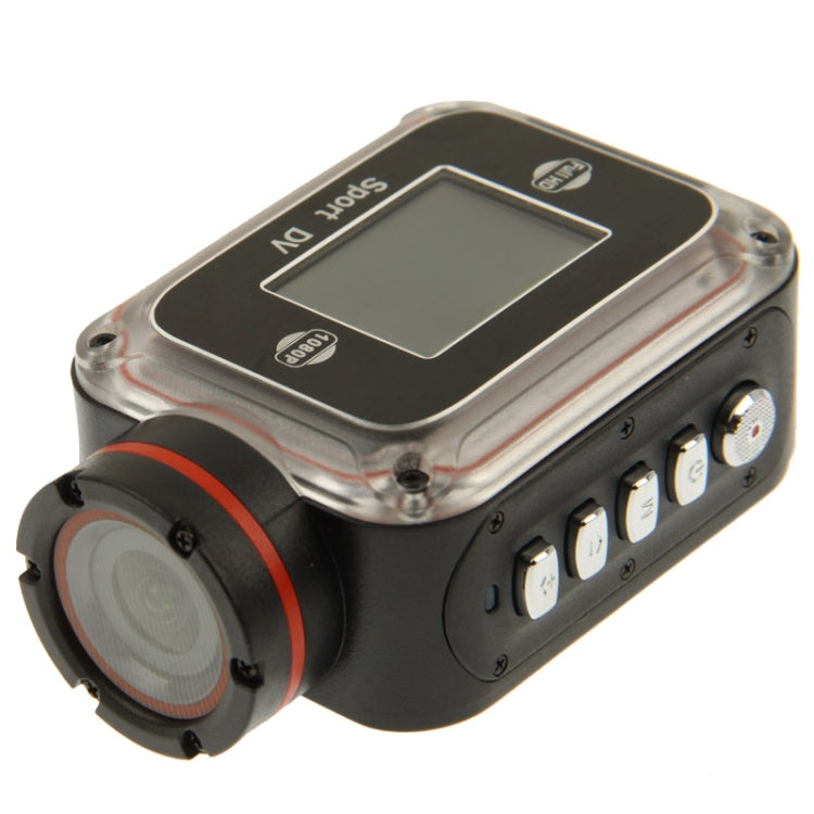 Full HD 1080P Waterproof Mini DV Sport Camera with 1.5 inch HD TFT LCD Screen, Support TF Card / HDMI Output, 120 Degree Viewing Angle, 30m Waterproof(Black)