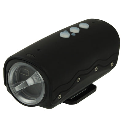 RD32 HD 720P Waterproof Mini DV Sport Camera with 8 White LED Lights, 5.0 Mega Pixels, Support TF Card / AV Output, 120 Degree Viewing Angle(Black)