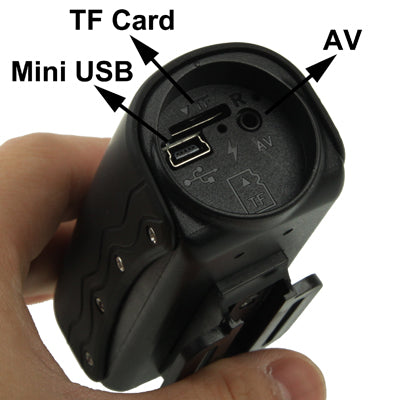 RD32 HD 720P Waterproof Mini DV Sport Camera with 8 White LED Lights, 5.0 Mega Pixels, Support TF Card / AV Output, 120 Degree Viewing Angle(Black)