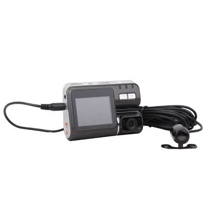 X6 Black, 2.0 inch High Resolution LTPS LCD Screen Dual 3 Mega Pixels CMOS 720P Vehicle DVR, Support H.264 MOV / Night Vision / Loop Recording / Motion Detection / HDMI / AV Out and 32GB TF Card