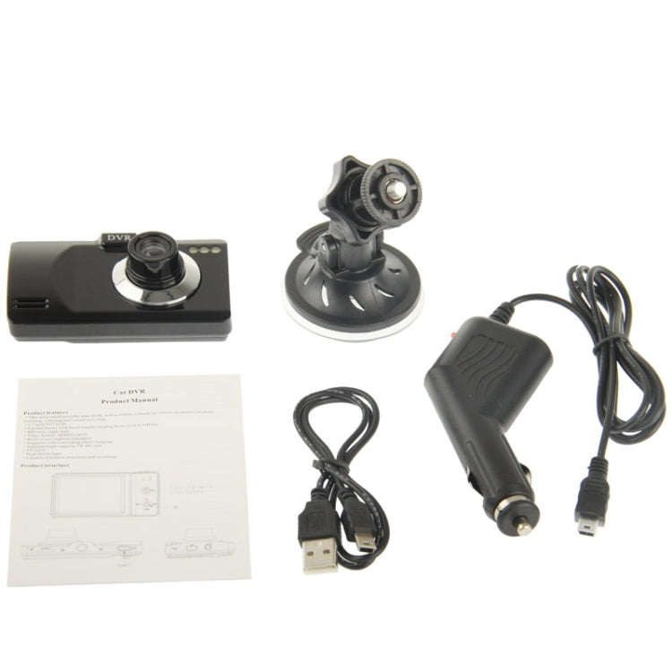 HD Portable DVR with 2.5 inch TFT LCD Screen, 120 Degree Ultra Wide-angle Lens, Support TF Card Up to 32GB (HD298)(Black)