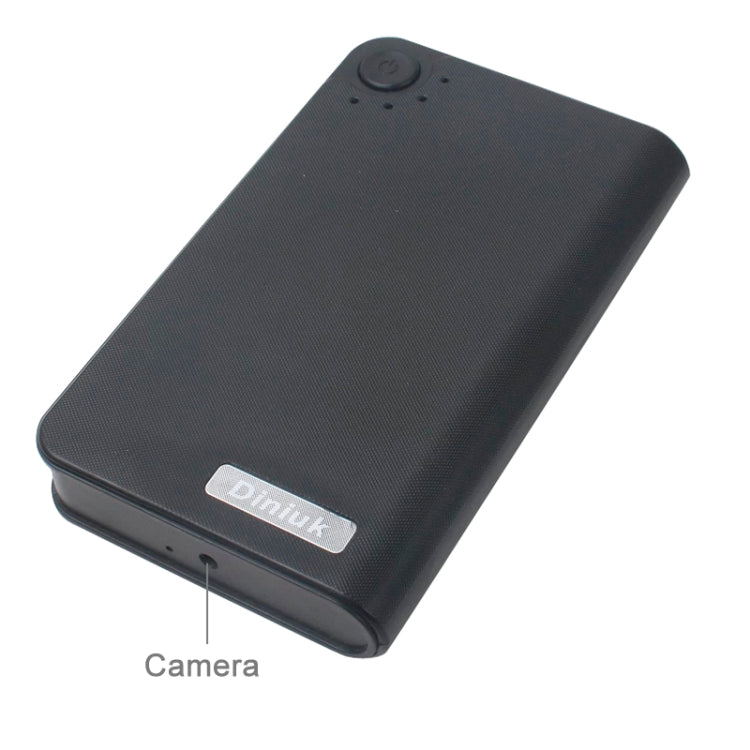 1080P H.264 2200mAh Mobile Power Bank Camera DVR Mini Camera Video Recorder, with Motion Detection Function, Support Max 32GB, C3A(Black)