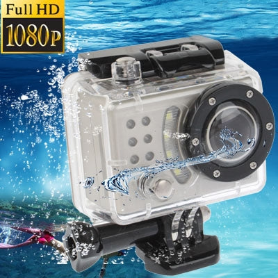 SDV-500 Full HD 1080P Waterproof 5.0 Mega Pixels Sports DV Camera Skiing / Surfing / Motorcycle Race / Bungee Jumping , 170 Degree Ultra wide Angle , Support Waterproof  / TV OUT / HDMI Output / TF Card, H2.64 Video format , 30 Meters Waterproof