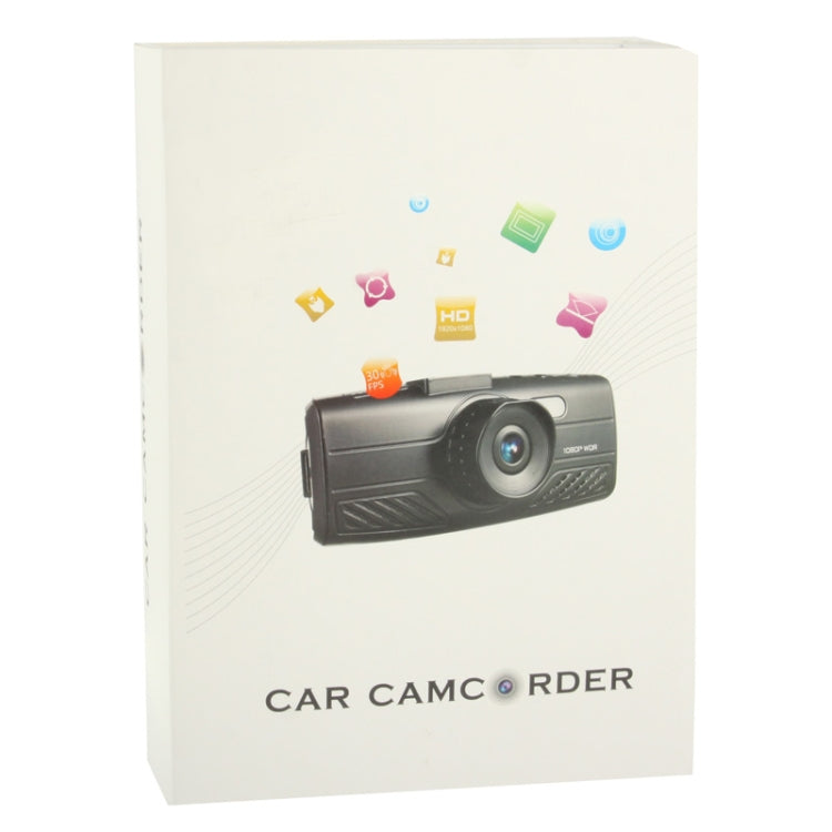 AT700 Full HD 1080P Car Camcorder, 2.7 inch Screen Display, Support Loop Recording / Motion Detection(Black)