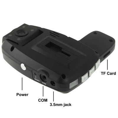 F5 HD 720P 2.0 inch Screen DVR + Separate Camera, Support Night Vision & TF Card(Black)