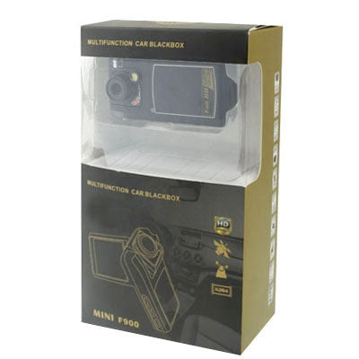 F900 2.0 inch Screen 4x Zoom Car DVR Vehicle Video Recorder with GPS Antenna & Remote Controller, 120 Degree Angle Lens, 270 Degree Screen Rotation(Black)