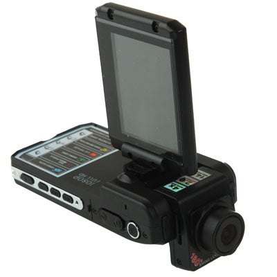 F900 2.0 inch Screen 4x Zoom Car DVR Vehicle Video Recorder with GPS Antenna & Remote Controller, 120 Degree Angle Lens, 270 Degree Screen Rotation(Black)