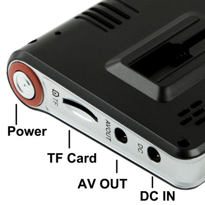 K2W 2.7 inch Full HD 1080P Vehicle DVR / Car Camcorder with Night Vision, Support G-sensor / Motion Detection / TF Card, 170 Degree Wide Viewing Angle(Black)