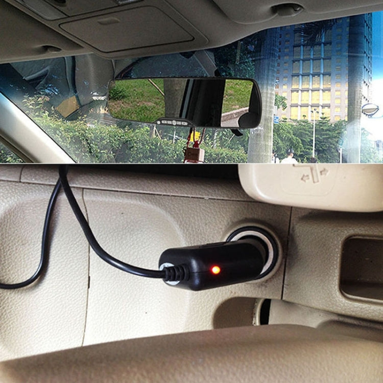 Full HD Rearview Mirror 2.7 inch TFT LCD Screen Bluetooth Car DVR with Mic, Support Motion Detection / Night Vision