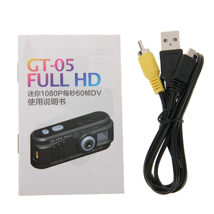 GT-05 Full HD 1080P 60fps Pocket Digital Video Recorder Camera Camcorder Mini DV, Support Motion Detecting