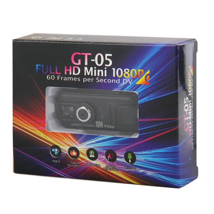 GT-05 Full HD 1080P 60fps Pocket Digital Video Recorder Camera Camcorder Mini DV, Support Motion Detecting