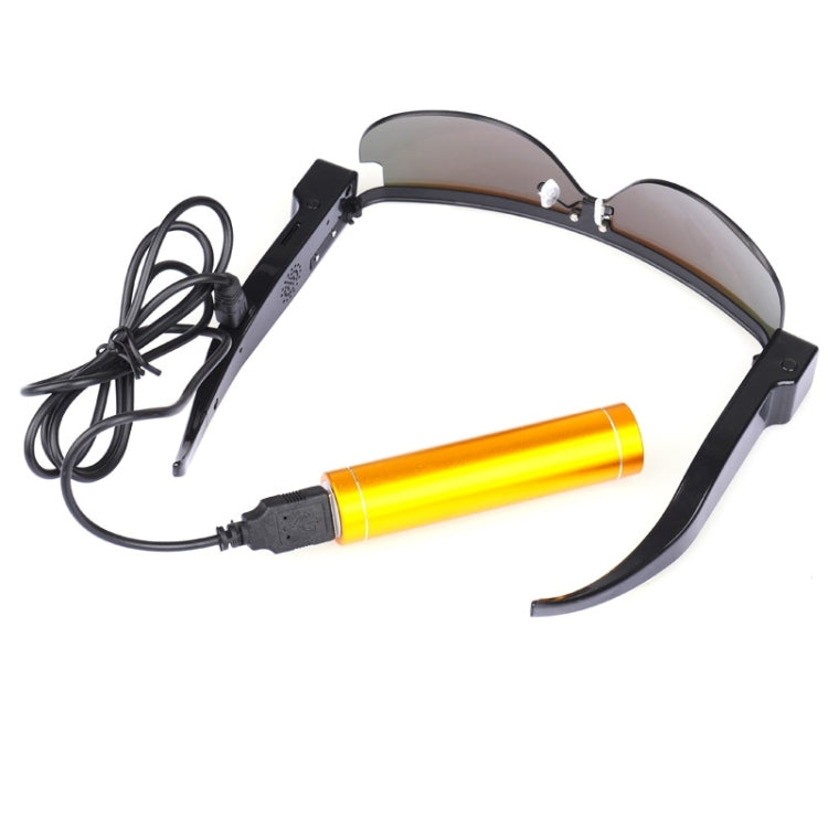 HD 720P 2.0 Megapixel WiFi Sports Sunglass Camera, 120 Degree Wide Angle HD Lens(Black)