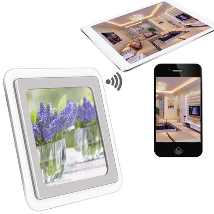HD 1080P WiFi Pinhole Camera Mirror Clock, Real-time Video By Wifi Mobile Phones / Computer
