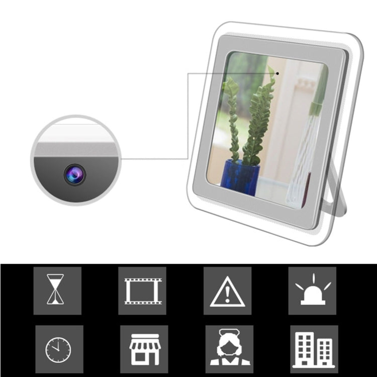 HD 1080P WiFi Pinhole Camera Mirror Clock, Real-time Video By Wifi Mobile Phones / Computer