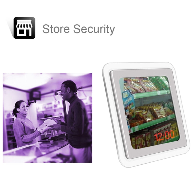 HD 1080P WiFi Pinhole Camera Mirror Clock, Real-time Video By Wifi Mobile Phones / Computer