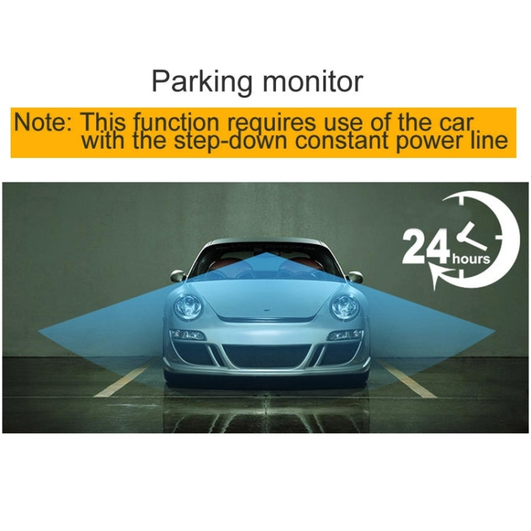 GEBITE G880S Full HD 1080P 4.3 inch Screen Display Vehicle DVR, Support Loop Recording / Motion Detection / Two Cameras / Lock Screen Function