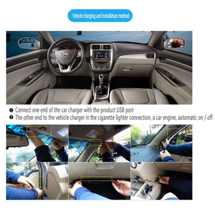 GEBITE G880S Full HD 1080P 4.3 inch Screen Display Vehicle DVR, Support Loop Recording / Motion Detection / Two Cameras / Lock Screen Function