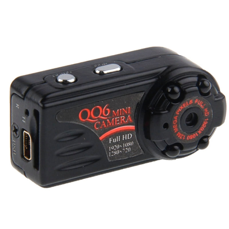 QQ6 Full HD 1080P IR Night Vision Mini DV DVR 12.0 MP Thumb Metal Camera Digital Video Recorder