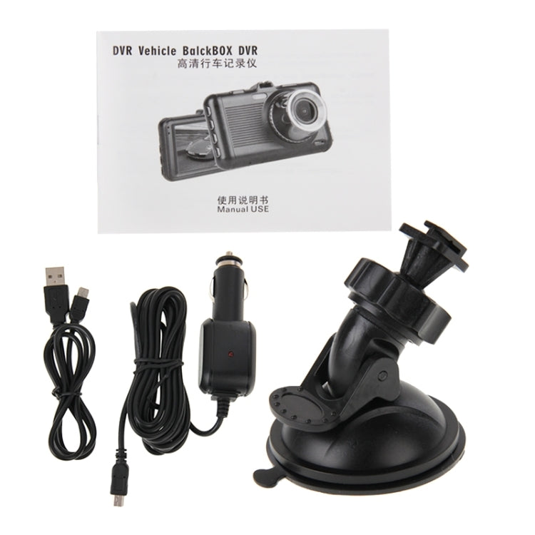 Full HD 1080P 3.0 inch Screen Display Car DVR Recorder, 170 Degree A+ Wide Viewing Angle Lens, Support Loop Recording / Motion Detection / G-Sensor Function