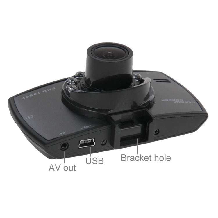 G30 Full HD 1080P 2.4 inch LCD Screen Display Car DVR Recorder, Novatek  Programs, Support Loop Recording / Motion Detection / G-Sensor / Night Vision Function