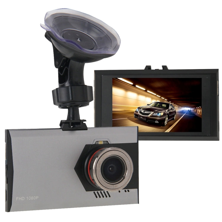 A8 Full HD 1080P 3.0 inch Screen Display Car DVR Recorder, 170 Degree Wide Angle Viewing, Generalplus 1248, Support Loop Recording / Motion Detection / G-Sensor Function