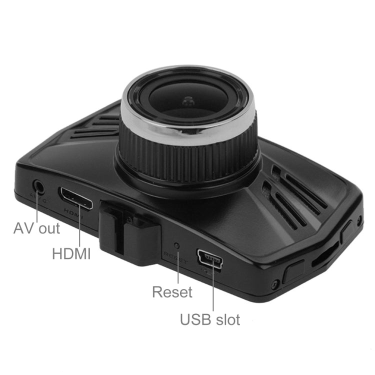 H619W Full HD 1080P 3.0 inch Screen Display Car DVR Recorder, 170 Degree Wide View Angle Lens, Support Loop Recording / Motion Detection / Night Vision / G-Sensor Function