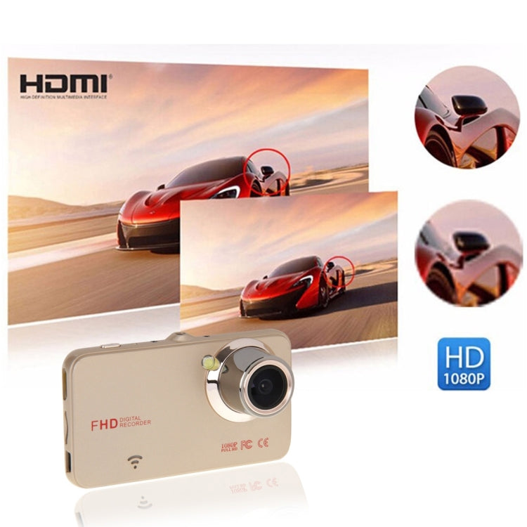 H505 Full HD 1080P 2.7 inch Screen Display Car DVR Recorder, HD Super Wide View Angle Lens, Support Loop Recording / Motion Detection / G-Sensor Function