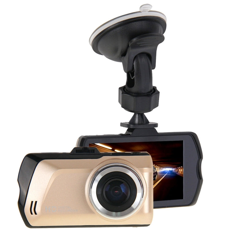 SD01 Full HD 1080P 3.0 inch Screen Display Car DVR Recorder, 120 A+ Grade Degree Wide View Angle Lens, Support Loop Recording / Motion Detection / Night Vision / SOS / G-Sensor Function