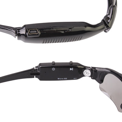 640 x 480 3 in 1 (DVR + Video + Camera) Sunglasses(Black)