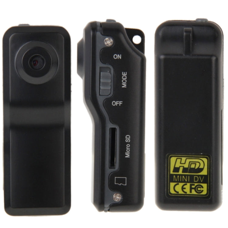 MD80++ Pocket 720*480 Pixels Digital Video Camera Camcorder Mini Metal DV, 72 Degrees Viewing Angle, Support Voice Control
