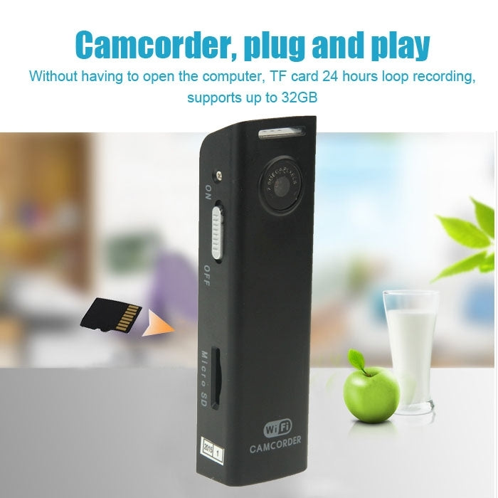 C100 High Definition Wireless P2P Pocket-size Mini IP DV / WiFi Camera / Camcorder