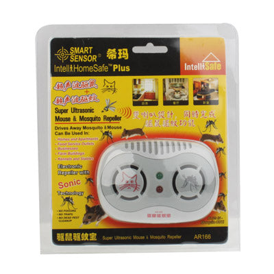 Super Ultrasonic Mouse & Mosquito Repeller (Only US Plug)(Grey)