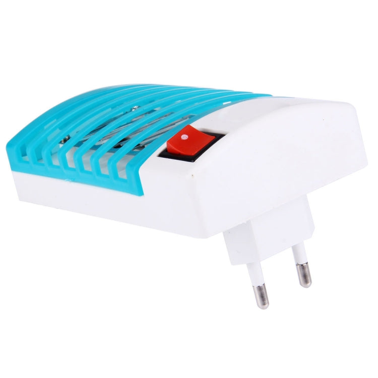1W Efficient 4-LED Mosquito Killer Night Lamp, EU Plug, AC 220V(Blue)