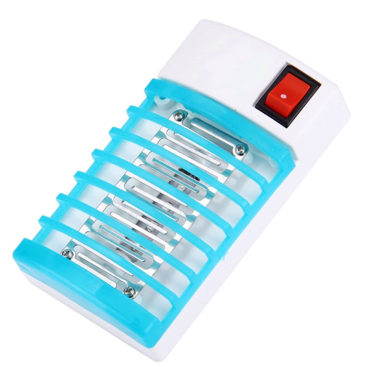 1W Efficient 4-LED Mosquito Killer Night Lamp, EU Plug, AC 220V(Blue)