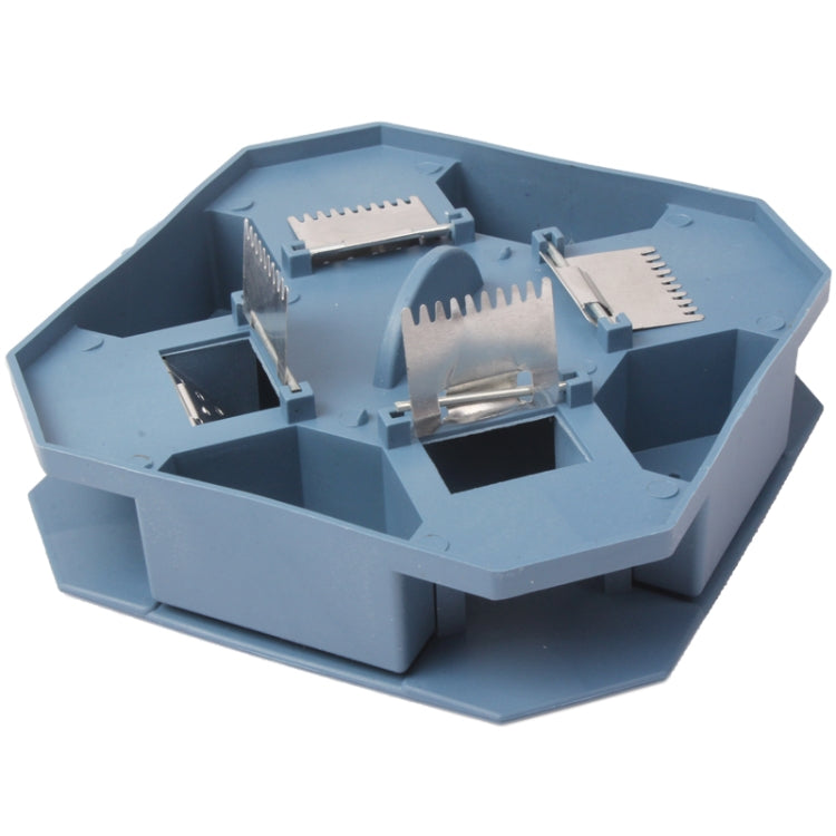 Chemical Free Automatic Detachable Cockroach Catcher Blackbeetle Trap Box Catch Them Alive(Blue Gray)