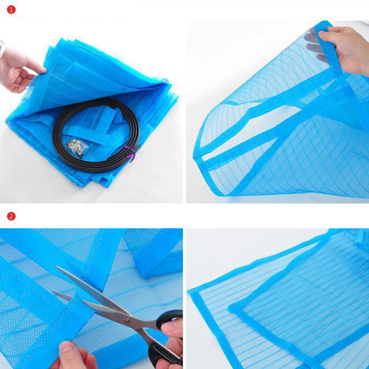 Stylish Magnetic Anti-Mosquito Soft Screen Door, Random Color Delivery