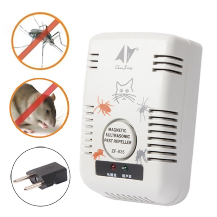 Electromagnetic & UltraSonic Pest Repeller(Grey)