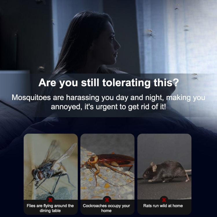 Electromagnetic & UltraSonic Pest Repeller(Grey)