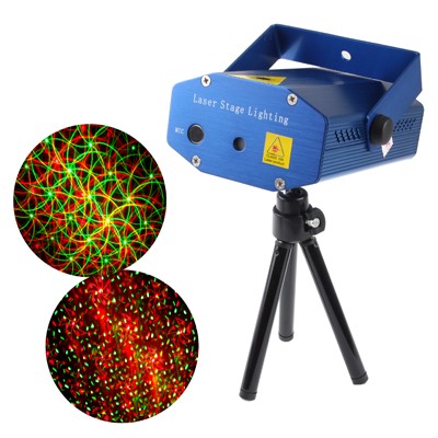 2-colors Mini Disco DJ Club Stage Light with Sound Active Function (YX-04)