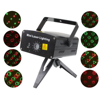 2-colors Mini Disco DJ Club Stage Light with Sound Active Function (XL-07)
