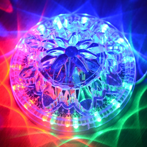 RGB 48-LED Voice-Activated / Auto Rotating Party Stage LED Light