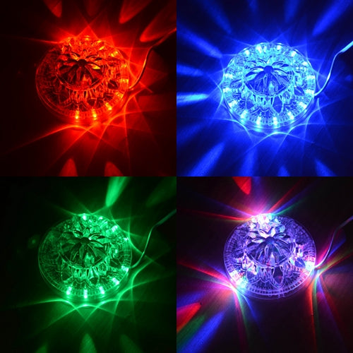 RGB 48-LED Voice-Activated / Auto Rotating Party Stage LED Light