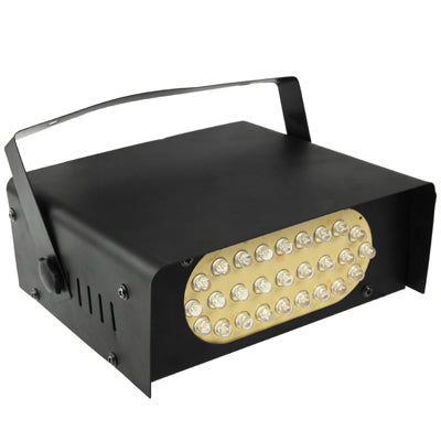 F15 3W Strobe Stage Light, 27 LED, White Light, Auto Run Mode(Black)