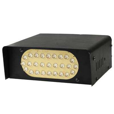 F15 3W Strobe Stage Light, 27 LED, White Light, Auto Run Mode(Black)
