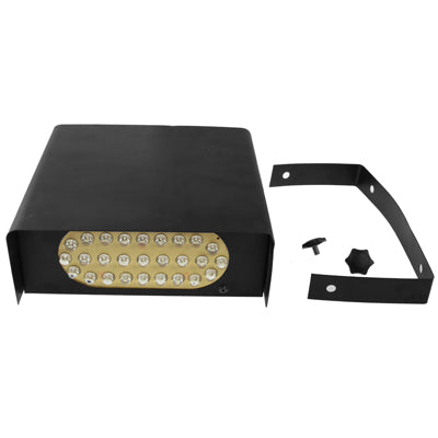 F15 3W Strobe Stage Light, 27 LED, White Light, Auto Run Mode(Black)