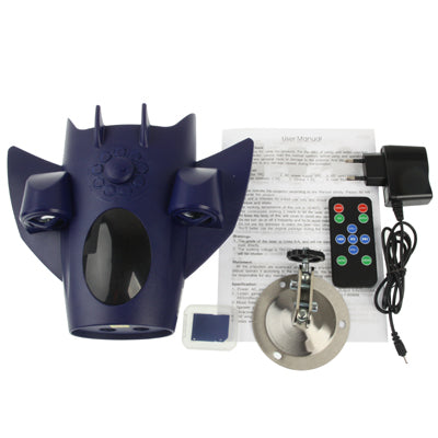 Multifunction MP3 Disco DJ Club Stage Light Player with Speaker and Remote Control, Free 256MB SD Card, Support USB Driver and Audio In (YH-28L)(Blue)