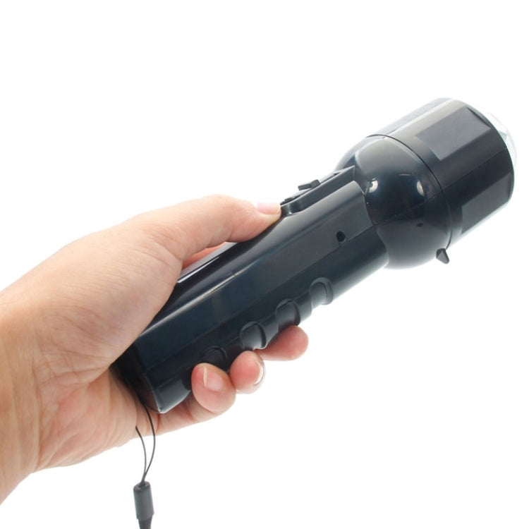 2 in 1 Handheld Two Control Modes Crystal RGB LED Stage Light Lamp + Flashlight Torch Light