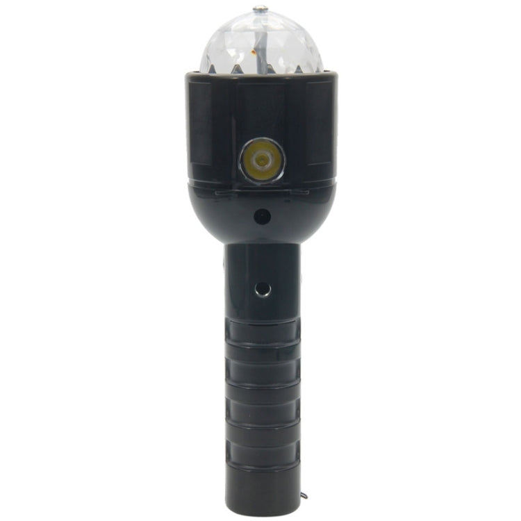 2 in 1 Handheld Two Control Modes Crystal RGB LED Stage Light Lamp + Flashlight Torch Light