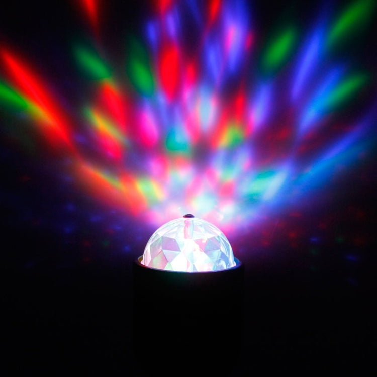 2 in 1 Handheld Two Control Modes Crystal RGB LED Stage Light Lamp + Flashlight Torch Light